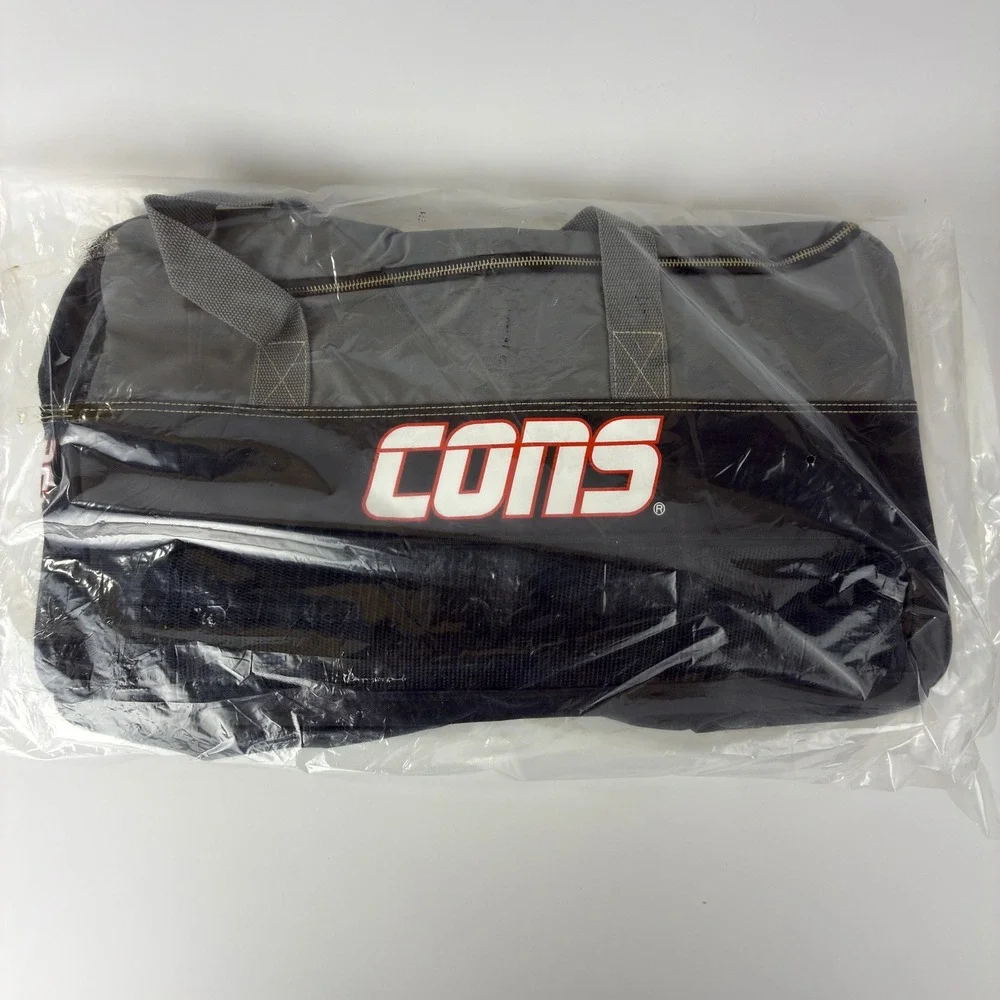 Vintage Converse CONS Duffle Bag Gray Black Large Gym Travel Sport Bag NWT NOS